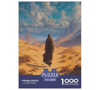1000 Piezas Hombre de Senderismo Puzzle Juguetes Desafiantes Decoración Familiar Path of Sand and Clouds Rompecabezas Imposible Desafíos Divertidos para Adultos Y Niños 38x26cm/1000pcs
