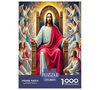 1000 Piezas Jesús - Religión Puzle Juego De Habilidad Decoración Familiar Juguetes Desafiantes Dios Puzzle Regalo Creativo para Adultos Y Niños A Partir De 14 Años 52x38cm/1000pcs
