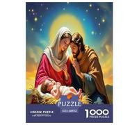 1000 Piezas Jesús - Religión Puzle Juguetes Desafiantes Decoración del Hogar Dios Rompecabezas De Decoración Desafíos Divertidos para Adultos Y Niños 52x38cm/1000pcs