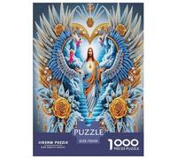 1000 Piezas Jesús - Religión Puzzle Entretenimiento Creativo Decoración del Hogar Dios Rompecabezas Imposible Juguete EduGatoivo para Adultos Y Niños 70x50cm/1000pcs