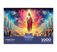 1000 Piezas Jesús - Religión Puzzle Juego EduGatoivo Dios Rompecabezas Actividades Familiares para Adultos Y Niños A Partir De 12 Años 70x50cm/1000pcs