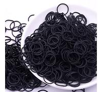 1000 Piezas Mini Bandas de Caucho Elástico Suave Elástico Bands Negro, para el pelo de los niños,peinado de la boda y Más