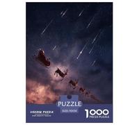 1000 Piezas Papá Noel Puzle Juego De Habilidad Decoración Familiar Juguetes Desafiantes Alegría de Nochebuena Puzzle Regalo Creativo para Adultos Y Niños A Partir De 14 Años 70x50cm/1000pcs