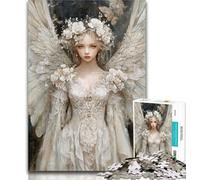 1000 Piezas para Adultos, Hermosos Rompecabezas de ángeles para Adolescentes, 1000 Piezas, Juguetes educativos de Aprendizaje, Juegos Familiares Que mejoran el Amor Entre Parejas, 50x75cm