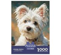 1000 Piezas Perro Mascota Bonito Puzzle Juego De Habilidad Decoración del Hogar Animal Adorable Rompecabezas Familiar Regalo Creativo para Adultos Y Niños 38x26cm/1000pcs