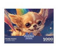 1000 Piezas Perro Papillon Rompecabezas Premium Rompecabezas De Decoración Pasatiempo Creativo Regalo para Adultos para Toda La Familia 38x26cm/1000pcs