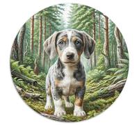 1000 Piezas Petit Basset Griffon Vendéen Puzzle Juego De Habilidad Decoración del Animal Lindo Puzle Hogar Juguetes Desafiantes Regalo Creativo para Adultos Y Niños 1000pcs (67.5x67.5cm)