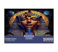 1000 Piezas Pharaon Tutankhamon Rompecabezas Juguetes Desafiantes Decoración del Hogar Juego De Habilidad Regalo Creativo para Adultos