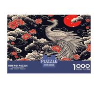 1000 Piezas Phoenix et Les vagues Puzzle Juego De Habilidad Decoración del Hogar Fantasy Animaux Rompecabezas De Decoración Regalo Creativo para Adultos Y Niños 38x26cm/1000pcs