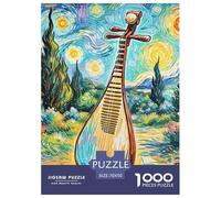 1000 Piezas Pipa Puzzle Juguetes Desafiantes Decoración del Hogar Instrumentos Musicales Rompecabezas Familiar Juguete EduGatoivo para Adultos Y Niños 70x50cm/1000pcs