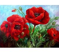 1000 Piezas - Poppys Red Flower Painting - Art Rompecabezas - Irregularity Rompecabezas - Forjuguetes Personalizados para Adultos - Educational Games - Home Decor Gifts Zx118Ap