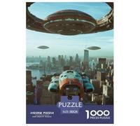 1000 Piezas Puzzle Juego Colección De Arte Sci-fi Nave Espacial De Impresión De Alta Definición Multicolor Diversión Adultos Y Niños A Partir De 12 Años 38x26cm/1000pcs