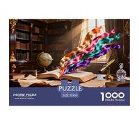 1000 Piezas Puzzle Juego Familiar Colección De Arte librería De Impresión De Alta Definición Multicolor Diversión Adultos 70x50cm/1000pcs