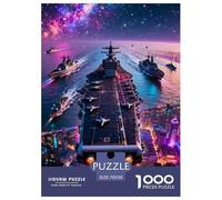 1000 Piezas Puzzle Juego Familiar Colección De Arte Sci-fi Nave Espacial De Impresión De Alta Definición Multicolor Regalo Adultos Y Niños A Partir De 12 Años 70x50cm/1000pcs
