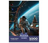 1000 Piezas Puzzle Juego Obra De Arte De Rompecabezas para Feliz Navidad De Impresión De Alta Definición Multicolor Diversión Puzzles para Adultos 52x38cm/1000pcs