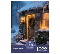 1000 Piezas Puzzle Pasatiempo Creativo Colección De Arte Feliz Navidad De Impresión De Alta Definición Multicolor Regalo Adultos 38x26cm/1000pcs