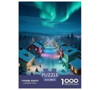 1000 Piezas Puzzle Pasatiempo Creativo Colección De Arte Feliz Navidad De Impresión De Alta Definición Multicolor Regalo Adultos 52x38cm/1000pcs