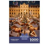 1000 Piezas Puzzle Pasatiempo Creativo Obra De Arte De Rompecabezas para Feliz Navidad De Impresión De Alta Definición Multicolor Regalo Adultos Y Niños A Partir De 12 Años 70x50cm/1000pcs