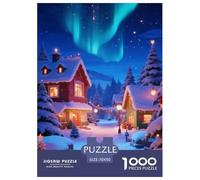 1000 Piezas Puzzle Pasatiempo Creativo Obra De Arte De Rompecabezas para Feliz Navidad De Impresión De Alta Definición Multicolor Regalo Adultos 70x50cm/1000pcs