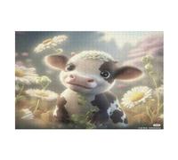 1000 piezas Puzzle The Vaca para Adultos Y Adolescentes Niños Puzzles en Tablero De Madera Regalo (75×50cm)