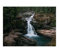 1000 Piezas Puzzles,Regalos Rompecabezas-Cascada,Rocas,Árboles,Bosques,Paisaje,Naturaleza 70x50cm