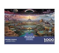 1000 Piezas Refugio Iridescente Puzzle Juguetes Desafiantes Decoración Familiar Ríos Divinos de Todos los Reinos Rompecabezas De Decoración Regalo Creativo para Adultos Y Niños 38x26cm/1000pcs