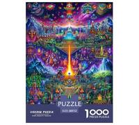 1000 Piezas Refugio Multiversal Puzzle Entretenimiento Creativo Decoración del Hogar Arcoíris del Abismo Rompecabezas Imposible Juguete EduGatoivo para Adultos Y Niños 52x38cm/1000pcs