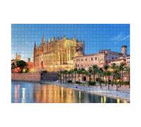 1000 Piezas Rompecabezas De Madera Catedral De Palma De Mallorca España Puzzle De Madera Jigsaw Personalizados Juego De Rompecabezas Puzzles para Niños