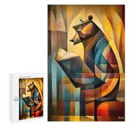 1000 piezas rompecabezas para adolescentes con encanto oso - Cubist Reader en Deep Thought Puzzles para adultos, juguetes antiestrés difíciles y sofisticados, regalo de cumpleaños, regalos, 1000