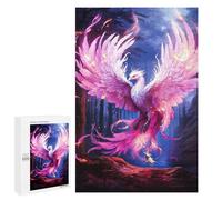 1000 piezas rompecabezas para adolescentes Enchanted Phoenix en Mystic Forest Puzzles para adolescentes - Juegos divertidos para mejorar la memoria y reducir el estrés - Regalos 1000 PCS