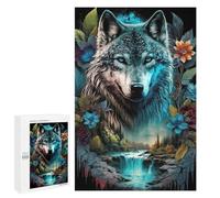 1000 piezas rompecabezas para adolescentes Wolf's Majesty Nature's Symphony Puzzles para adultos Juegos de pensamiento regalos para mujeres regalos únicos para cumpleaños y Navidad 1000 PCS