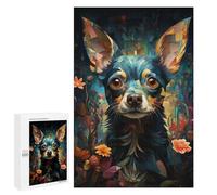 1000 piezas rompecabezas para adultos colorido mosaico perro retrato rompecabezas para adultos juego familiar compilación de patrones interacción entre padres e hijos 1000 piezas