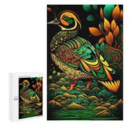 1000 piezas rompecabezas para adultos coloridos rompecabezas de ilustración de pato como juguete antiestrés, decoración del hogar, interacción entre padres e hijos, 1000 piezas