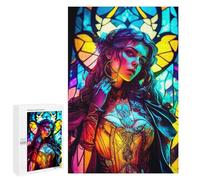 1000 piezas rompecabezas para adultos de vidrio manchado rompecabezas Guardian para adolescentes Juego de mano de corte preciso interacción entre padres e hijos 1000 PCS