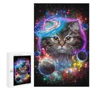 1000 piezas rompecabezas para adultos Gato cósmico Dreamscape-1 Puzzles para adultos Juego Familiar Compilación de patrones interacción entre padres e hijos 1000 PCS