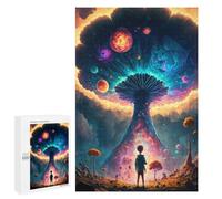 1000 piezas rompecabezas para adultos Magical Forest Portal Puzzle para adolescentes Juego de mano Corte preciso interacción entre padres e hijos 1000 PCS
