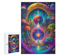 1000 piezas rompecabezas para adultos Portal de fantasía a otro mundo -5 rompecabezas como juguete antiestrés, decoración del hogar, interacción entre padres e hijos, 1000 piezas