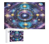 1000 piezas rompecabezas sistema solar para adultos y adolescentes niños rompecabezas en tablero de madera regalo (75×50cm)