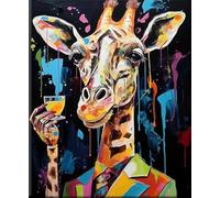 1000 Piezas Rompecabezass - Graffiti Animals Carteles - Rompecabezas Abstracto Colorido - Juego De Memorias For Adults - Juguetes Educativos Familiares Gifts Zx674Aw