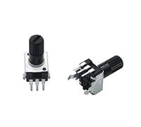 1000 piezas Rv09 vertical de 0.492 in eje 1k 2k 5k 10k 20k 50k 100k 0932 resistencia ajustable 9 tipo potenciómetro de 3 pines (tamaño: 10K Ohm)(10K Ohm)