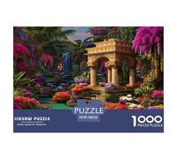 1000 Piezas Secretos del Jardín Puzle Entretenimiento Creativo Decoración del Hogar Juguetes Desafiantes Rainforest Blossom Realm Puzzle Desafíos Divertidos para Adultos Y Niños 38x26cm/1000pcs