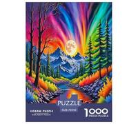 1000 Piezas Selva Aurora Puzle Entretenimiento Creativo Decoración del Hogar Juguetes Desafiantes Estilo Natural Puzzle Desafíos Divertidos para Adultos Y Niños 70x50cm/1000pcs