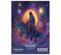 1000 Piezas Serpiente voladora Puzle Juguetes Desafiantes Decoración del Hogar Mundo fantasía Rompecabezas De Decoración Desafíos Divertidos para Adultos Y Niños 70x50cm/1000pcs