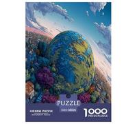 1000 Piezas Tierra Puzzle Juego De Habilidad Decoración del Planeta Azul Hermoso Puzle Hogar Juguetes Desafiantes Regalo Creativo para Adultos Y Niños 38x26cm/1000pcs