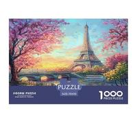 1000 Piezas Torre Eiffel Puzzle Juego De Habilidad Decoración del The Iron Lady Puzle Hogar Juguetes Desafiantes Regalo Creativo para Adultos Y Niños 70x50cm/1000pcs