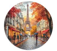 1000 Piezas Torre Eiffel Puzzle Juego De Habilidad Decoración Familiar The Iron Lady Rompecabezas Imposible Regalo Creativo para Adultos Y Niños 1000pcs (67.5x67.5cm)