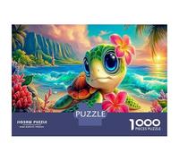 1000 Piezas Tortuga Marina fantasía Puzzle Juego EduGatoivo Lindas Criaturas Marinas Rompecabezas Desafío Juguetes para Adultos Y Niños A Partir De 12 Años 38x26cm/1000pcs