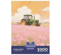 1000 Piezas Tractoreses Puzzle Juguetes Desafiantes Decoración del Hogar Equipo agrícola Rompecabezas Imposible Juguete EduGatoivo para Adultos Y Niños 70x50cm/1000pcs