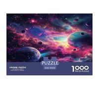 1000 Piezas Un Ciel Plein de Galaxies Puzzle Entretenimiento Creativo Decoración Familiar Galaxy Whirlpool Puzle Juguetes Desafiantes Regalo Creativo para Adultos Y Niños 70x50cm/1000pcs