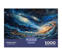1000 Piezas Un Ciel Plein de Galaxies Puzzle Juguetes Desafiantes Decoración Familiar Galaxy Whirlpool Rompecabezas Imposible Desafíos Divertidos para Adultos Y Niños 70x50cm/1000pcs